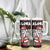 Hawaii Aloha Santa Claus Funny Polynesian Tattoo Tumbler With Handle Red Color