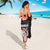 Hawaii Aloha Santa Claus Funny Polynesian Tattoo Sarong Black Color