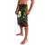 Hawaiian Hibiscus and Plumeria Polynesian Tribal Tattoo Lavalava Reggae Color