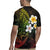 Hawaiian Hibiscus and Plumeria Polynesian Tribal Tattoo Rugby Jersey Reggae Color