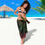 Hawaiian Hibiscus and Plumeria Polynesian Tribal Tattoo Sarong Reggae Color