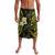 Hawaiian Hibiscus and Plumeria Polynesian Tribal Tattoo Lavalava Yellow Color