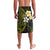 Hawaiian Hibiscus and Plumeria Polynesian Tribal Tattoo Lavalava Yellow Color