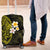 Hawaiian Hibiscus and Plumeria Polynesian Tribal Tattoo Luggage Cover Yellow Color