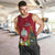 Niue Christmas Men Tank Top Coat of Arms and Polynesian Tattoo Xmas Element Christmas Red Vibe LT03 Red - Polynesian Pride