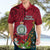 Personalised Niue Christmas Hawaiian Shirt Coat of Arms and Polynesian Tattoo Xmas Element Christmas Red Vibe LT03 - Polynesian Pride