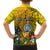 Personalised Niue Christmas Hawaiian Shirt Coat of Arms and Polynesian Tattoo Xmas Element Christmas Yellow Vibe LT03 - Polynesian Pride