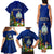 Niue Christmas Family Matching Tank Maxi Dress and Hawaiian Shirt Coat of Arms and Polynesian Tattoo Xmas Element Christmas Blue Vibe LT03 - Polynesian Pride