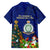 Niue Christmas Hawaiian Shirt Coat of Arms and Polynesian Tattoo Xmas Element Christmas Blue Vibe LT03 - Polynesian Pride