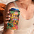 Hawaiian Honolulu Festival 4 in 1 Can Cooler Tumbler Hawaiian Identity - Hula Dancer and Ukulele Tropical Plants Style