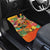 Hawaiian Honolulu Festival Car Mats Hawaiian Identity - Hula Dancer and Ukulele Tropical Plants Style