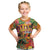 Hawaiian Honolulu Festival Kid T Shirt Hawaiian Identity - Hula Dancer and Ukulele Tropical Plants Style