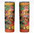 Hawaiian Honolulu Festival Skinny Tumbler Hawaiian Identity - Hula Dancer and Ukulele Tropical Plants Style