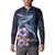 Hawaiian Whales Love Couple Button Sweatshirt Hibiscus and Kakau Art Tattoo Night Sky Vibe