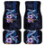 Hawaiian Whales Love Couple Car Mats Hibiscus and Kakau Art Tattoo Night Sky Vibe