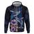 Hawaiian Whales Love Couple Hoodie Hibiscus and Kakau Art Tattoo Night Sky Vibe