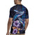 Hawaiian Whales Love Couple Rugby Jersey Hibiscus and Kakau Art Tattoo Night Sky Vibe