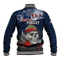 New Zealand ANZAC Day Baseball Jacket Freedom Ain't Free LT05 - Polynesian Pride