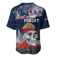 New Zealand ANZAC Day Baseball Jersey Freedom Ain't Free LT05 - Polynesian Pride