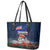 New Zealand ANZAC Day Leather Tote Bag Freedom Ain't Free