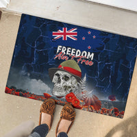 New Zealand ANZAC Day Rubber Doormat Freedom Ain't Free