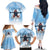 New Zealand Sky Diving Family Matching Off The Shoulder Long Sleeve Dress and Hawaiian Shirt Lets Get High