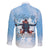 New Zealand Sky Diving Family Matching Off Shoulder Short Dress and Hawaiian Shirt Lets Get High