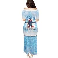 New Zealand Sky Diving Family Matching Puletasi and Hawaiian Shirt Lets Get High LT05 - Polynesian Pride