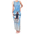 New Zealand Sky Diving Family Matching Tank Maxi Dress and Hawaiian Shirt Lets Get High