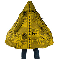 Papua New Guinea Heritage Motif Cloak Yellow Version
