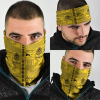 Papua New Guinea Heritage Motif Neck Gaiter Yellow Version LT05 - Polynesian Pride