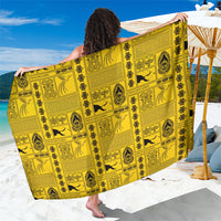 Papua New Guinea Heritage Motif Sarong Yellow Version
