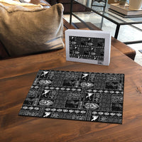 Papua New Guinea Heritage Motif Puzzle Black Version LT05 - Polynesian Pride