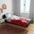 Samoa Teuila 2024 Bedding Set Samoan Siapo Pattern Red Version