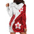 Samoa Teuila 2024 Hoodie Dress Samoan Siapo Pattern Red Version