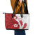 Samoa Teuila 2024 Leather Tote Bag Samoan Siapo Pattern Red Version