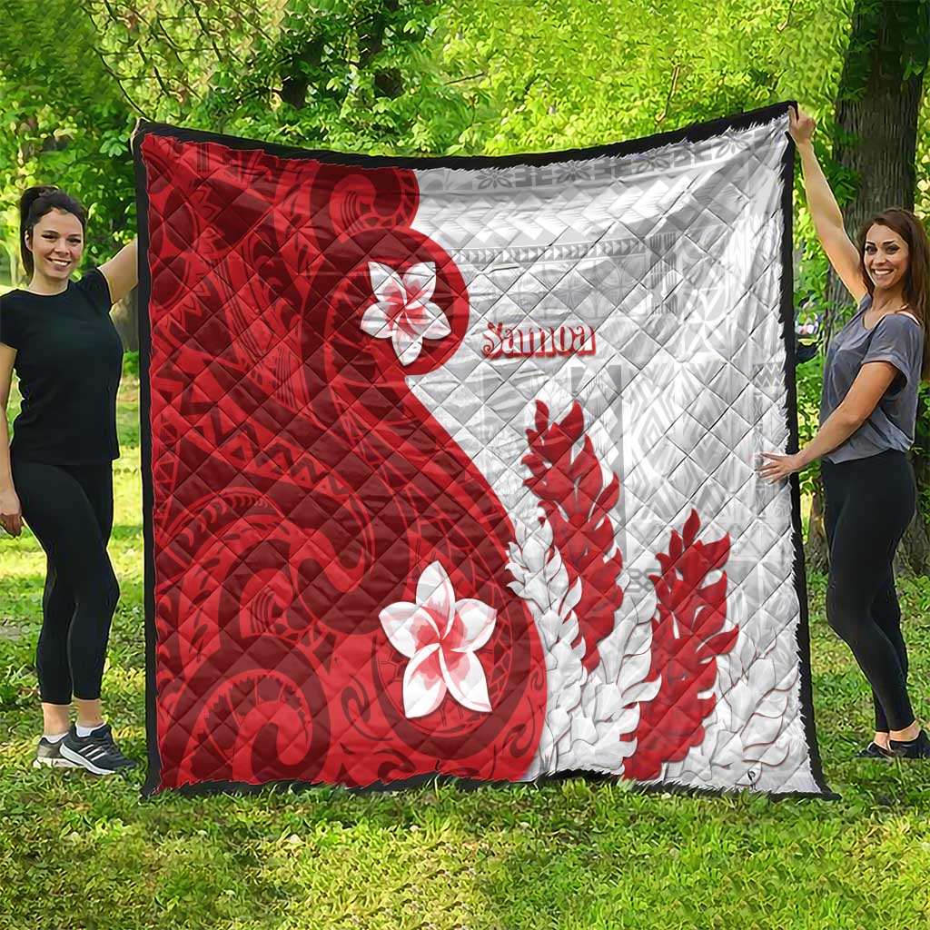 Samoa Teuila 2024 Quilt Samoan Siapo Pattern Red Version