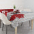 Samoa Teuila 2024 Tablecloth Samoan Siapo Pattern Red Version