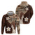 Samoa Teuila 2024 Hoodie Samoan Siapo Pattern Brown Version