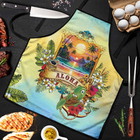 Aloha Hawaii Turtle Apron Retro Style - Polynesian Pride