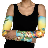 Aloha Hawaii Turtle Arm Sleeves Retro Style - Polynesian Pride