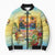 Aloha Hawaii Turtle Bomber Puffer Jacket Retro Style - Polynesian Pride