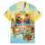 Aloha Hawaii Turtle Family Matching Short Sleeve Bodycon Dress and Hawaiian Shirt Retro Style - Polynesian Pride