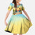 Aloha Hawaii Turtle Kid Short Sleeve Dress Retro Style - Polynesian Pride