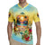 Aloha Hawaii Turtle Rugby Jersey Retro Style - Polynesian Pride