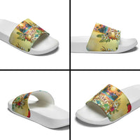 Aloha Hawaii Turtle Slide Sandals Retro Style - Polynesian Pride
