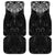New Zealand Aotearoa Car Mats Maori Manta Ray Moko Black - Polynesian Pride