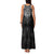 New Zealand Aotearoa Family Matching Tank Maxi Dress and Hawaiian Shirt Maori Manta Ray Moko Black - Polynesian Pride