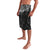 New Zealand Aotearoa Lavalava Maori Manta Ray Moko Black - Polynesian Pride