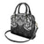 New Zealand Aotearoa Shoulder Handbag Maori Manta Ray Moko Black - Polynesian Pride